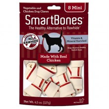 SMART BONES   迷你潔齒骨  2.5"  (雞肉味 8支)